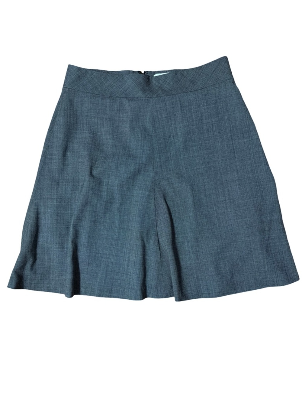 Banana Republic Teal Gray Wool Circle Skirt